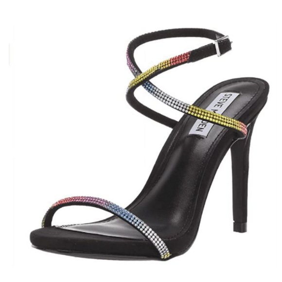 Steve Madden Shoes - Steve Madden Festive Rhinestone Rainbow Sandal